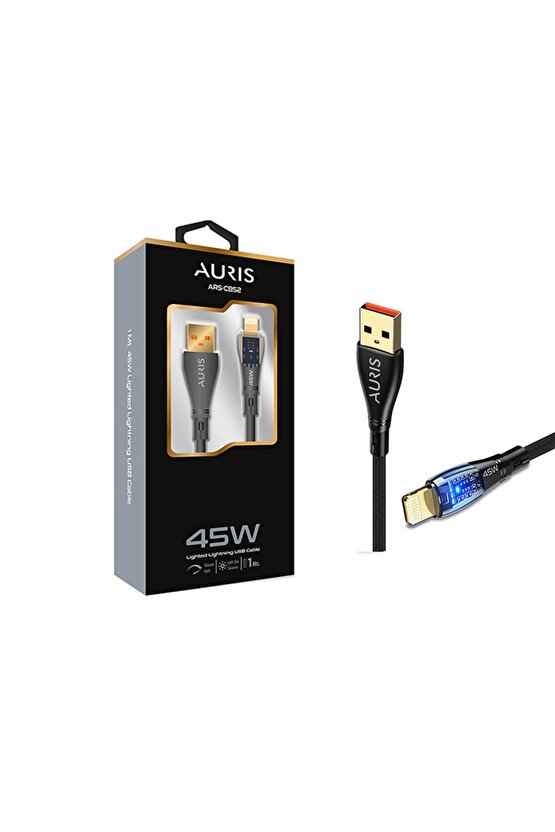 Cb52 45w Lightning Cable Transparent With Light