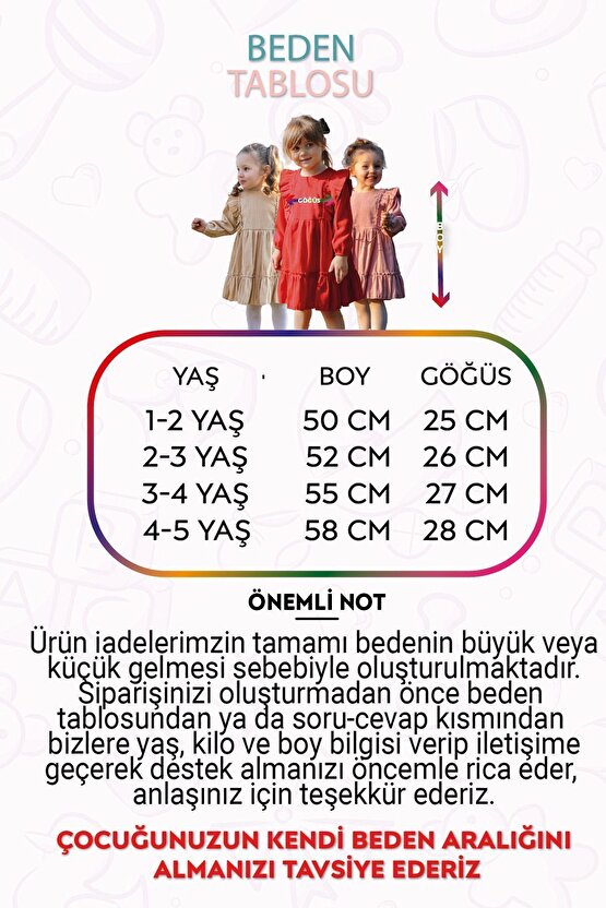 Kız Bebek Elbise Kız Çocuk Elbise Doğum Günü Parti Düğün Elbise Uzun Kol Bebek Giyim