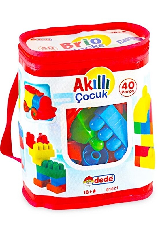 Askılı Çantada Ilk Legolarım 40 Prç Büyük Lego Blokları 01021