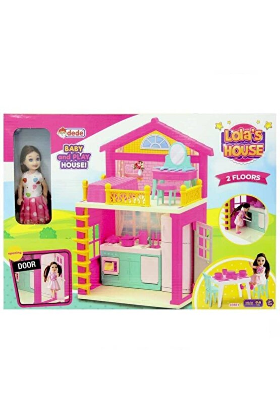 Toys Lola nın 2 Katlı Oyuncak Evi Aksesuarlı