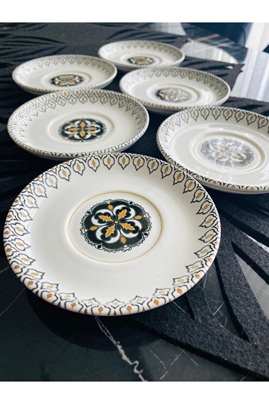 Liva Model 6 Adet Çay Tabağı