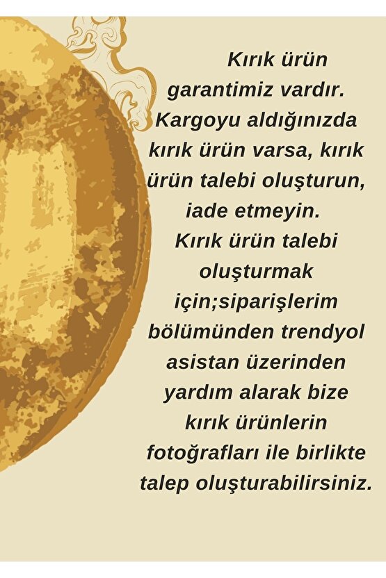 Gold Elips 6 Kişilik 15 Parça Kahvaltı Takımı