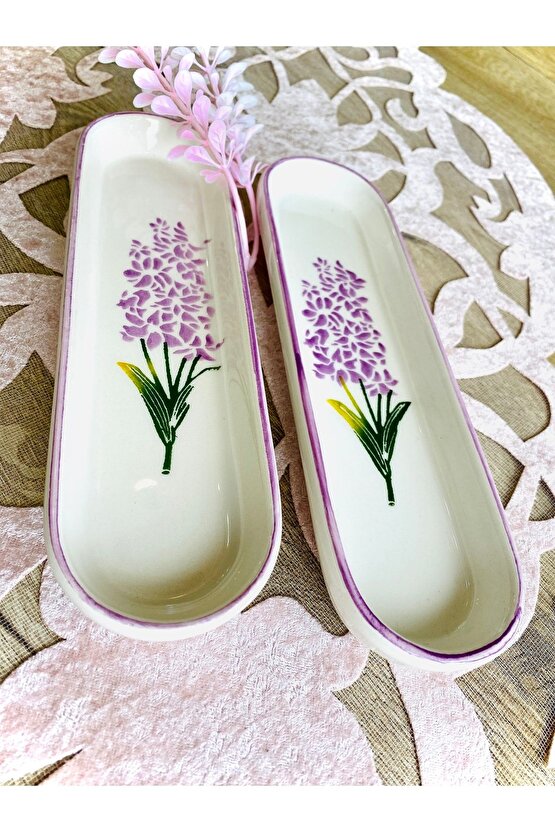 Lila Sümbül Desen 2’li Zeytinlik