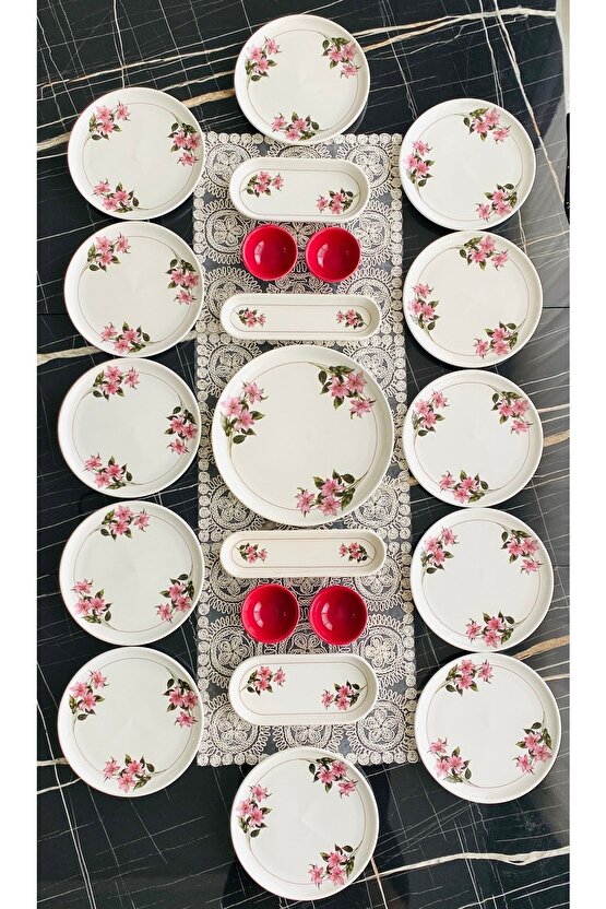 Snowdrop 12 Kişilik 21 Parça Kahvaltı Takımı