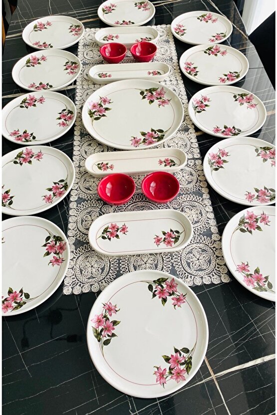 Snowdrop 12 Kişilik 21 Parça Kahvaltı Takımı