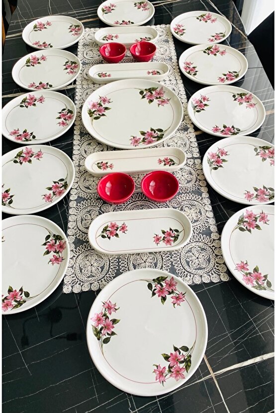 Snowdrop 12 Kişilik 21 Parça Kahvaltı Takımı