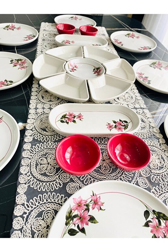 Snowdrop 8 Kişilik 21 Parça Kahvaltı Takımı