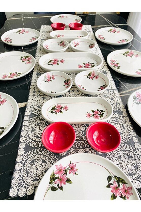 Snowdrop 8 Kişilik 19 Parça Kahvaltı Takımı