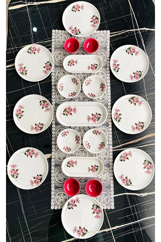 Snowdrop 8 Kişilik 19 Parça Kahvaltı Takımı
