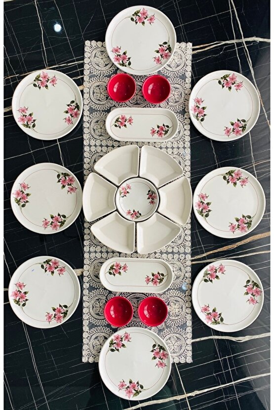 Snowdrop 8 Kişilik 21 Parça Kahvaltı Takımı