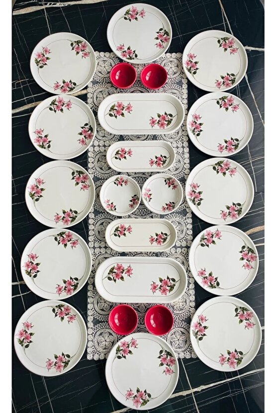 Snowdrop 12 Kişilik 22 Parça Kahvaltı Takımı
