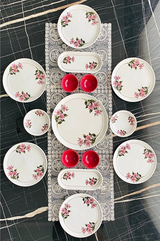 Snowdrop 6 Kişilik 15 Parça Kahvaltı Takımı