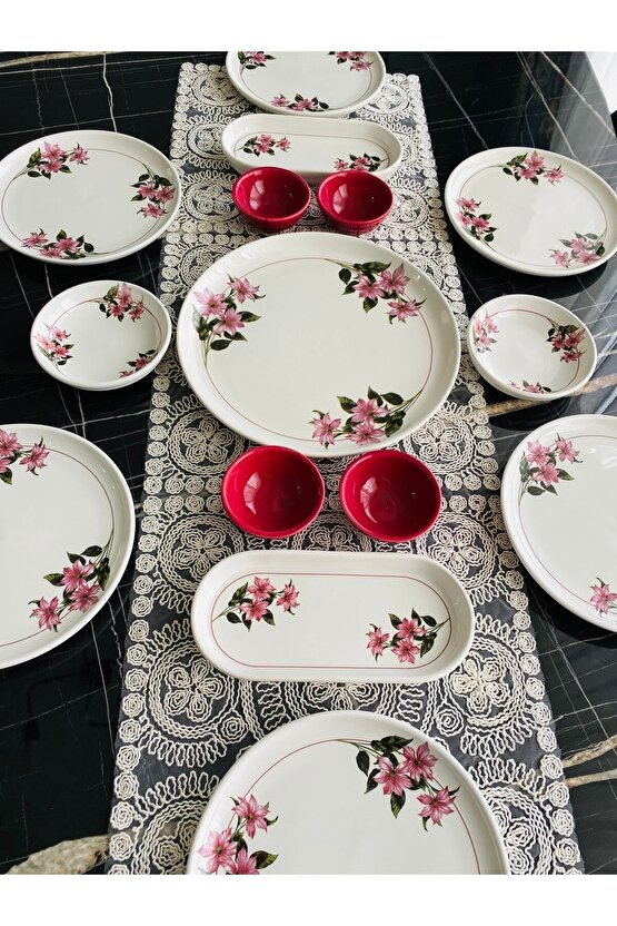 Snowdrop 6 Kişilik 15 Parça Kahvaltı Takımı
