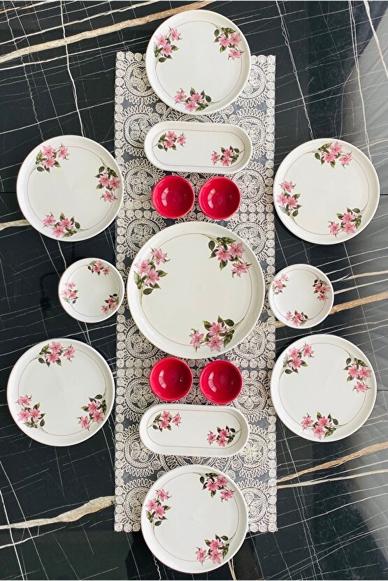 Snowdrop 6 Kişilik 15 Parça Kahvaltı Takımı
