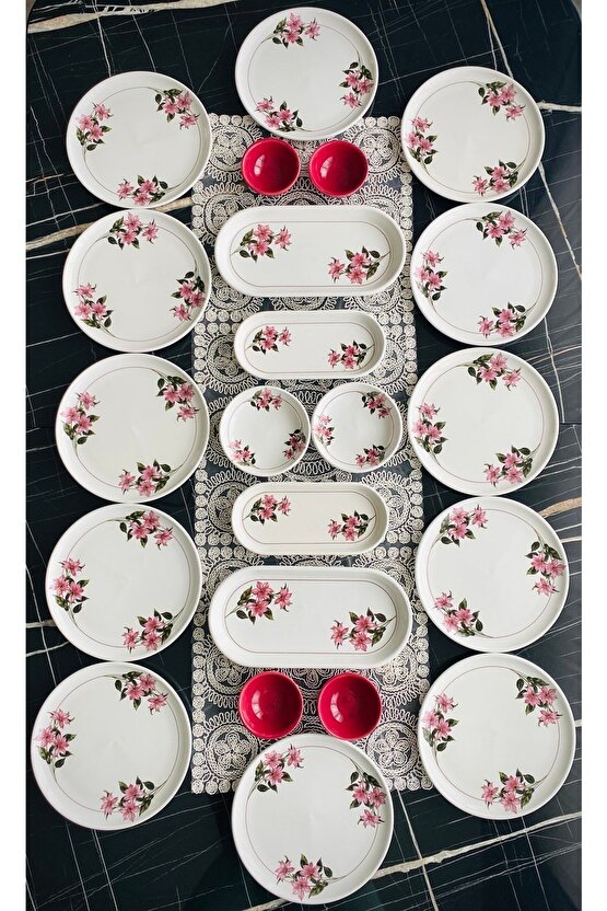 Snowdrop 12 Kişilik 22 Parça Kahvaltı Takımı