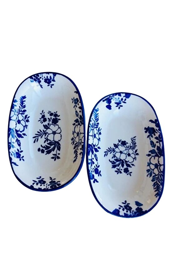 Jasmin 2li Orta Büyük Sunum Tabağı