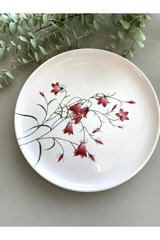 Fushia Çiğdem Model 26 cm Servis&Sunum Tabağı