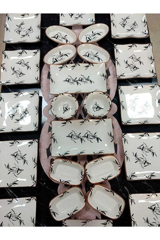 Zeytin Dalı 12 Kişilik 24 Parça Kahvaltı Takımı