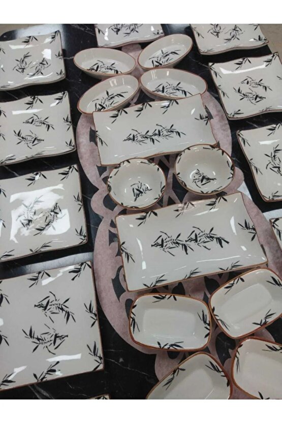 Zeytin Dalı 12 Kişilik 24 Parça Kahvaltı Takımı