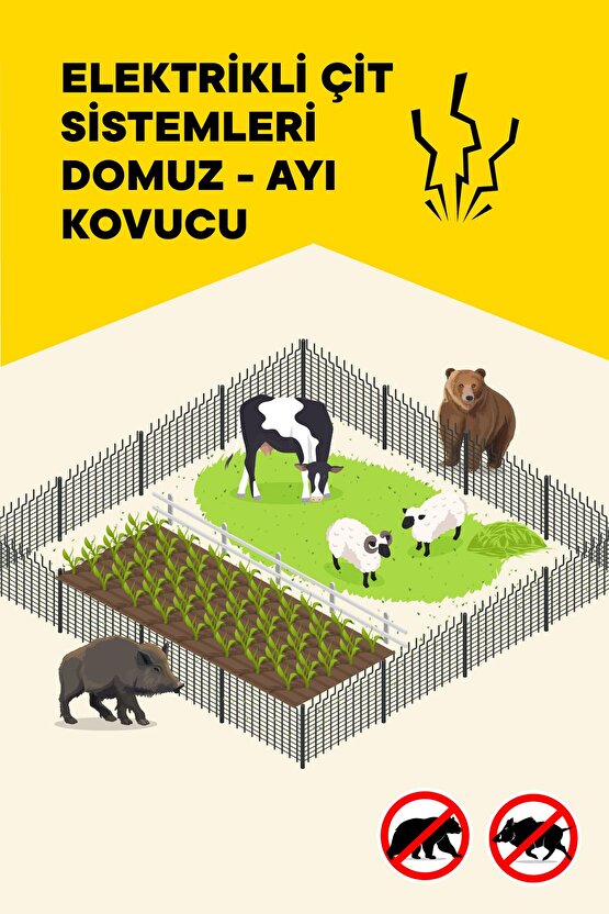 Domuz Ayı Kovucu 5 Yıl Garanti 2000mt Ömürlük Ürün No4