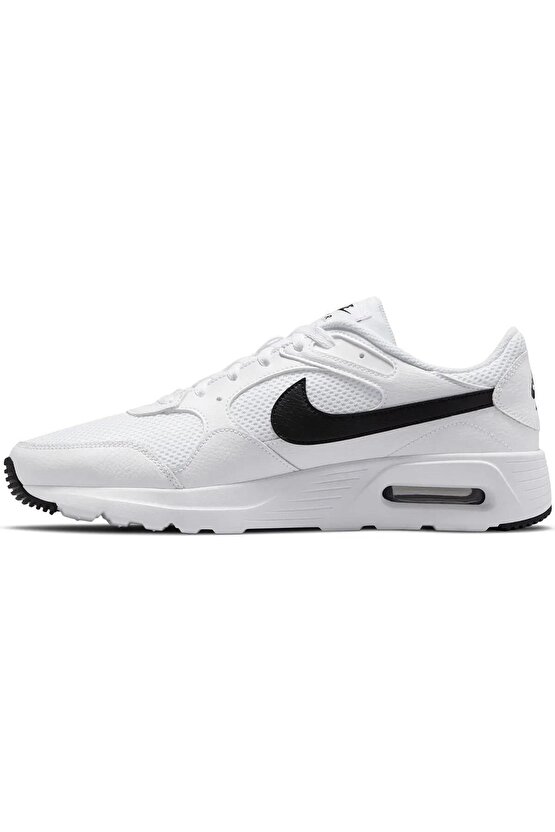 Air Max Sc White Black Sneaker Erkek Günlük Spor Ayakkabı Beyaz