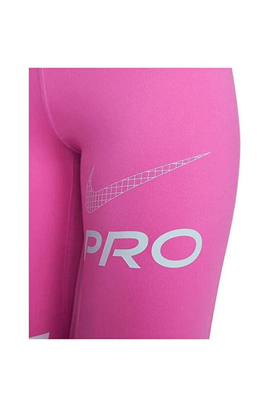 Pro Dri-FIT Graphic Mid-Rise Kadın Tayt - aktif fuşyaokyanus bliss DX0080-623 PEMBE