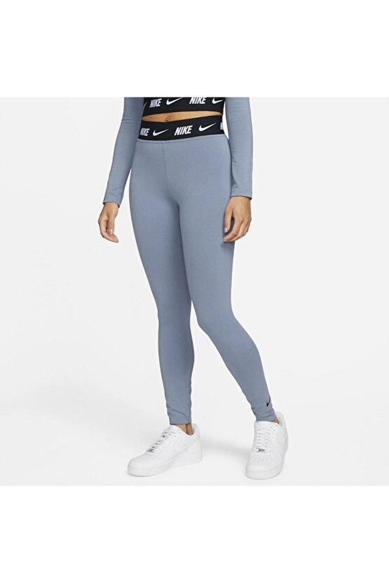 Sportswear Club Hw Legging Kadın Mavi Tayt