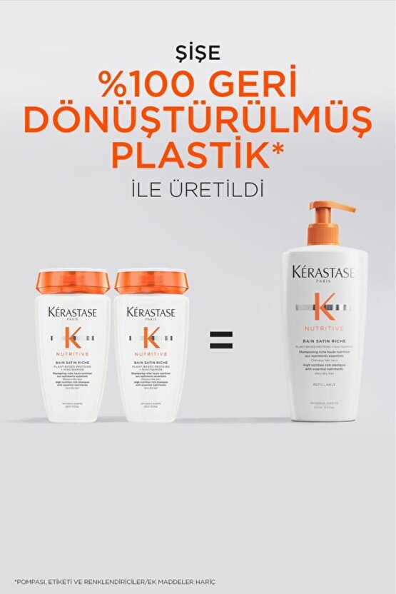 Nutritive Bain Satin Riche Yoğun Nemlendirici Şampuan 500 ml