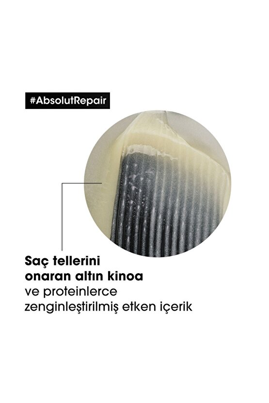 Serie Expert Absolut Repair Yıpranmış Saçlar Için Onarıcı Şampuan 500 Ml X2