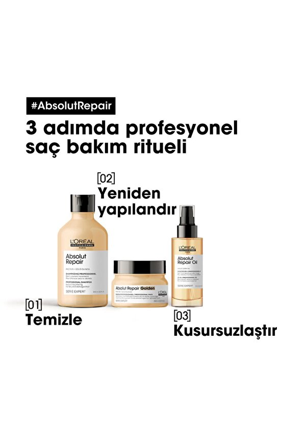 Serie Expert Absolut Repair Yoğun Onarıcı Saç Bakım Seti