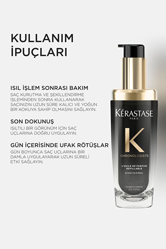 Chronologiste Lhuile De Parfum Canlandırıcı Saç Bakım Yağı 75 ml