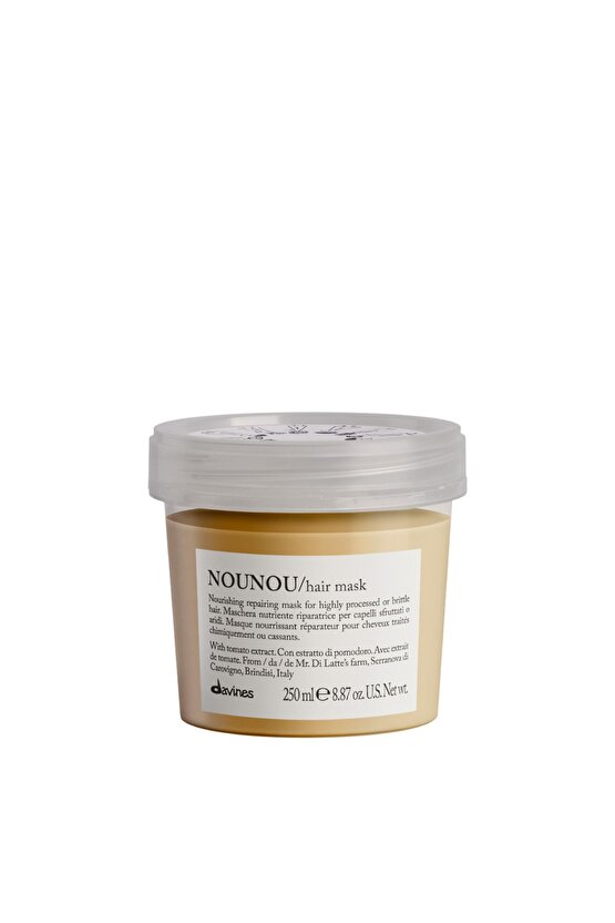 Nounou Hair Mask - Islem Gormus Saclar Icin Besleyici Bakim Maskesi 250 ml