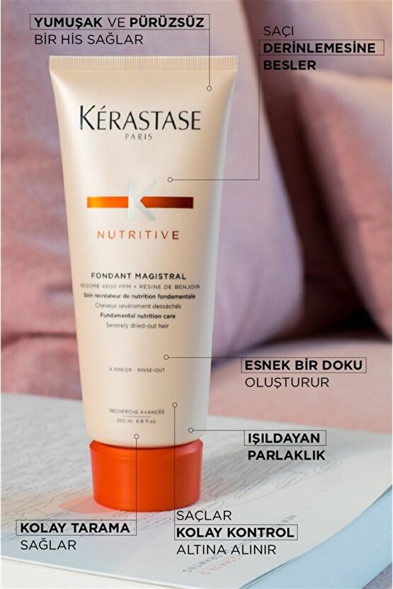 Nutritive Fondant Magistral Aşırı Kuru Saçlara Yoğun Nem Veren Durulanan Saç Bakım Kremi