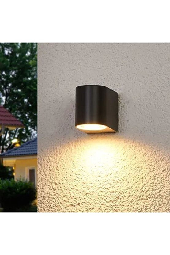 7 Watt Beyaz Işık Ledli Tek Yönlü Dekoratif Iç Ve Dış Mekan Aplik