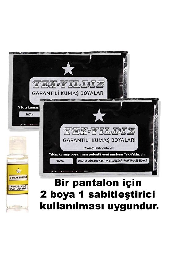 Tek Yıldız Kumaş Boyası Sabitleştirici (fiske) 30 Cc