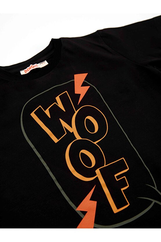 Woof Erkek Çocuk T-shirt Kapri Şort Takım