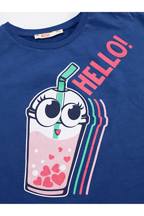 Hello Milkshake Kız Şort Takım