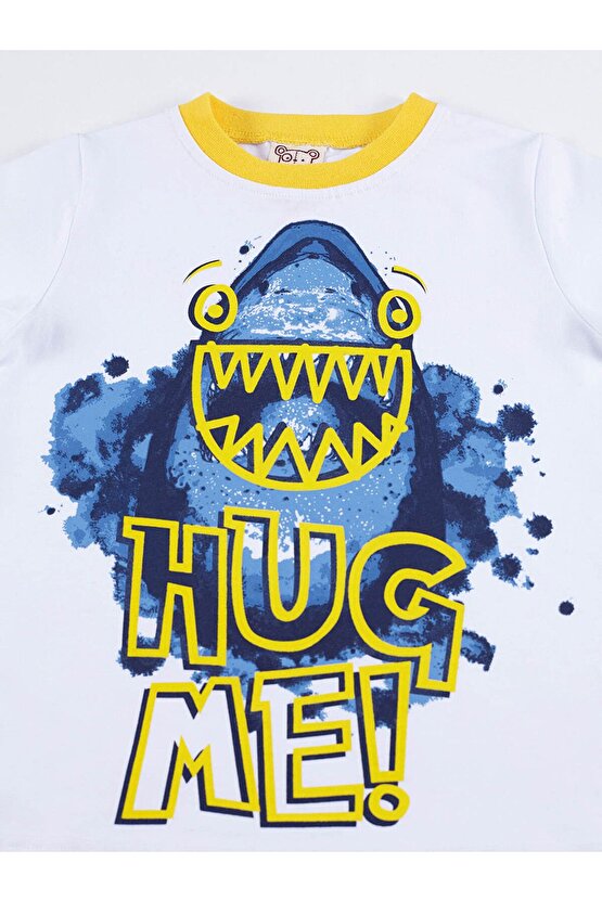 Hug Shark Erkek Çocuk T-shirt Şort Takım