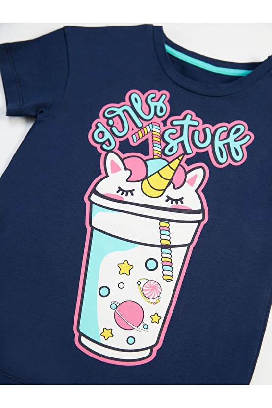 Cute Stuff Kız Çocuk T-shirt Tayt Takım