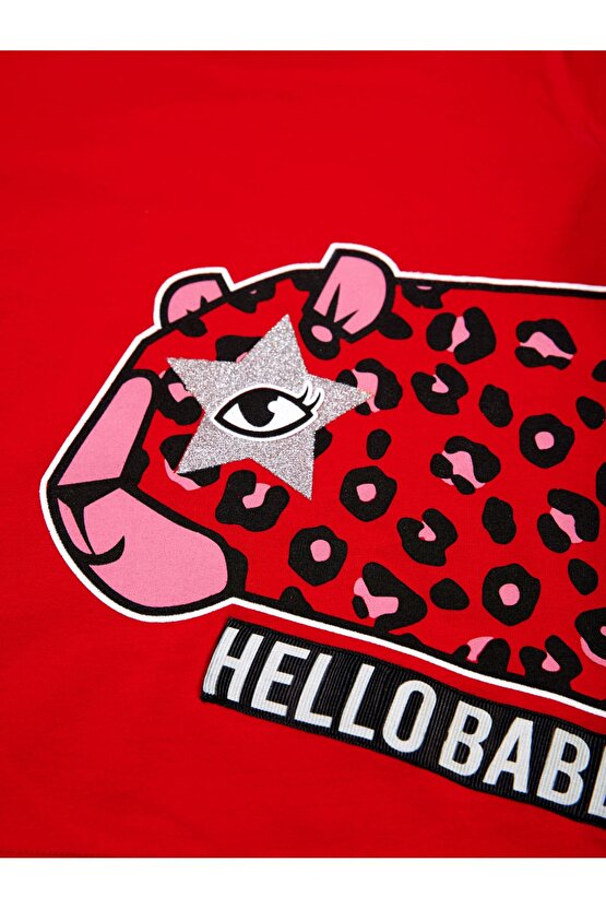 Hello Leo Kız Çocuk T-shirt Pantolon Takım