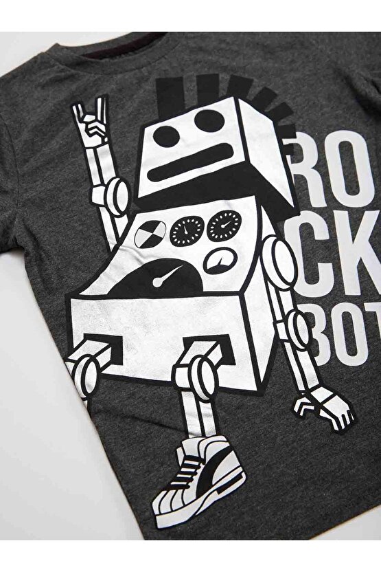 Rock Robot Erkek Çocuk T-shirt Pantolon Takım