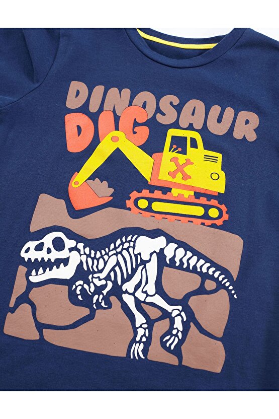 Dozer Dino Erkek Çocuk T-shirt Pantolon Takım