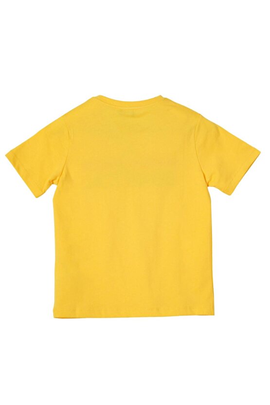 United Colors of Benetton Erkek Çocuk Sarı T-shirt BNT-B21361