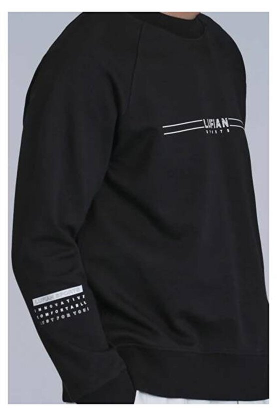 Squıre Erkek Sweatshirt Siyah