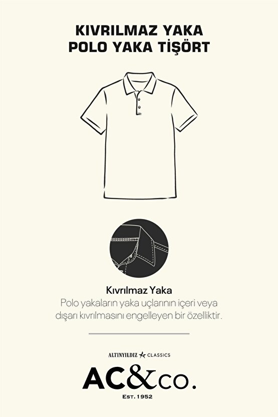 Erkek Beyaz %100 Pamuk Kıvrılmaz Pike Polo Yaka Slim Fit Dar Kesim Tişört