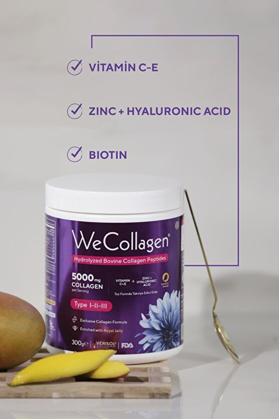 Wecollagen Tip 1-2-3 Toz Kolajen 300gr