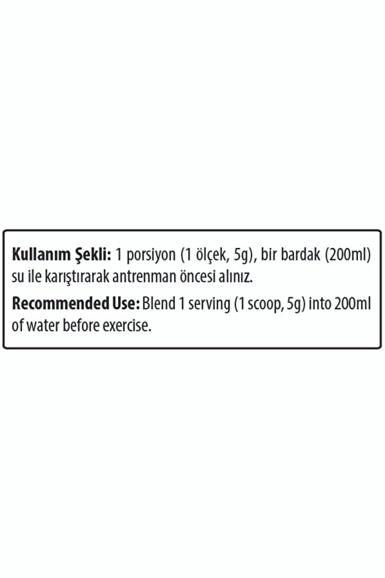 Kreatin %100 Mikronize 300 gr 60 servis aromasız