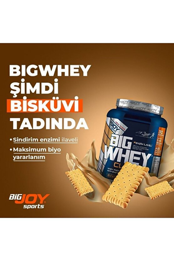 Big Whey Classic Whey Protein Tozu 915gr Hindistan Cevizi&vanilya 30 Servis Sindirim Enzimi Ilaveli