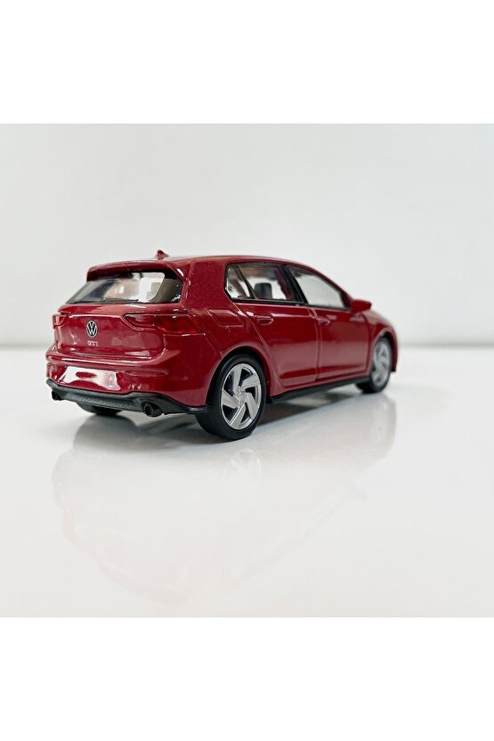 Volkswagen Golf 8 GTI 136 Ölçek Welly Diecast Metal Model Araba Oyuncak Araba Çek Bırak Araba