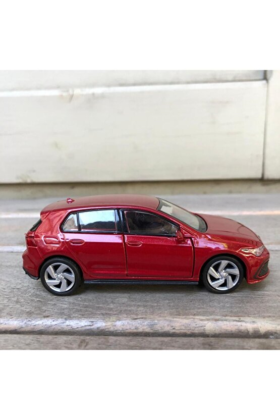 Welly Volkswagen Golf 8 GTI Diecast Metal Araba Model Araba Oyuncak Araba Çek Bırak Araba 12 Cm